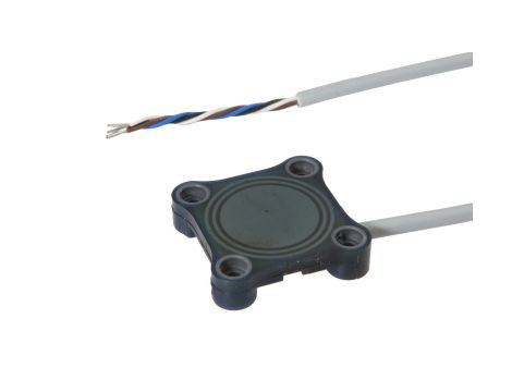 Czujnik pojemnościowy 8x34x34mm zabudowany Sn: 10mm 10-35V DC PNP NO kabel 2m IP67 KBQC0100