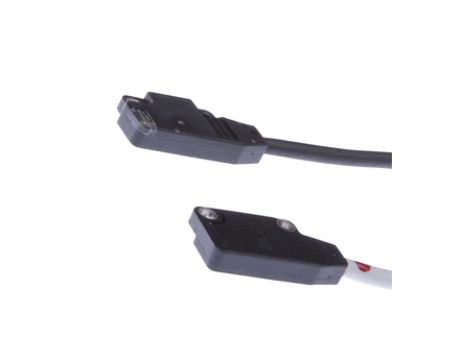 Czujnik optyczny bariera świetlna 10x3,5x14mm Sn: 0,15m 12-24V DC PNP NO kabel 2m IP67 OYQ30100