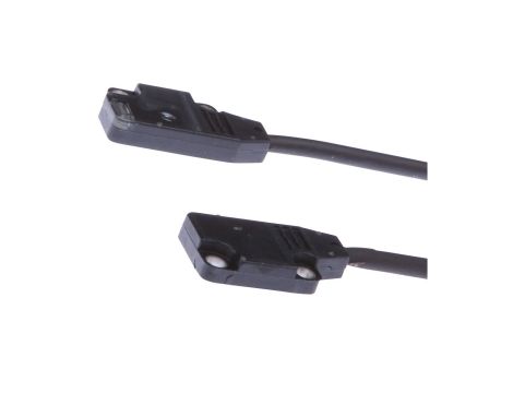 Czujnik optyczny bariera świetlna 10x3,5x14mm Sn: 1m 12-24V DC PNP NO kabel 2m IP67 OYQ30103