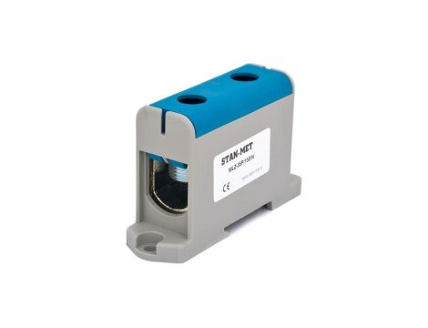 Złączka szynowa gwintowa al/cu 150mm2 niebieska WLZ-35P/150N