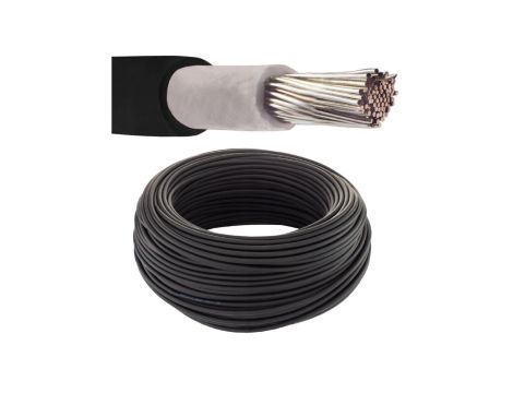 Kabel solarny fotowoltaiczny H1Z2Z2-K 1,0/1,5kV 6mm2 czarny NEKU /25m/