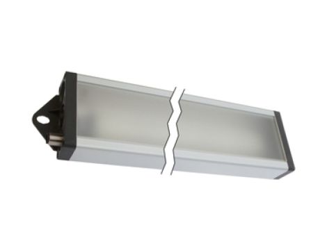Oświetlenie LED miejsca pracy 35x1045x85mm białe światło 48W 6400lx 5500K 22-26V DC złącze M12 4pin IP50 AO000484