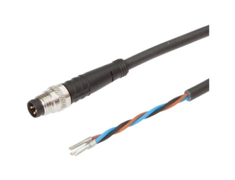 Kabel połączeniowy wtyk prosty M8 3-pin PUR 2m fi5,9mm VK991303