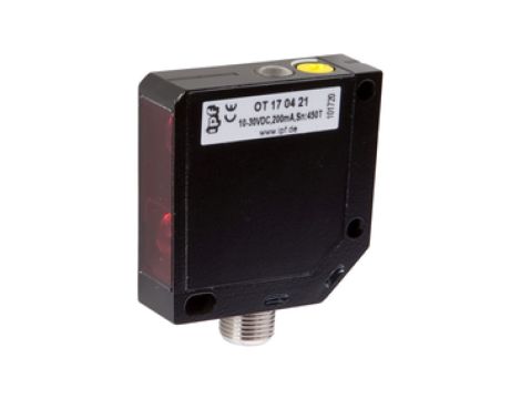 Czujnik optyczny odbiciowy 50x50x15mm Sn: 20-450mm 10-30V DC PNP złącze M12 4pin IP67 OT170421