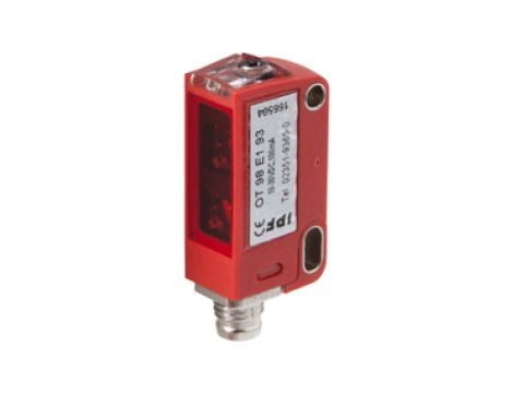 Czujnik optyczny odbiciowy 42x18x11mm Sn: 5-450mm 10-30V DC -35-60stC PNP/NPN złącze M8 4pin IP67/IP69K OT98E193