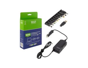 Zasilacz uniwersalny samochodowy do laptopów 12/24V 90W VOLT
