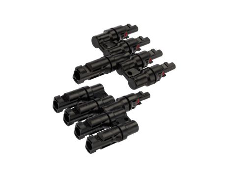 Złącze solarne typu MC4 czwórnik równoległy fotowoltaiczny PV IP67 VCX /komplet 2szt./