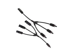 Trójnik MC4 konektor złącze fotowoltaiczne z kablem MC4 Y4