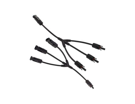 Trójnik MC4 konektor złącze fotowoltaiczne z kablem MC4 Y4