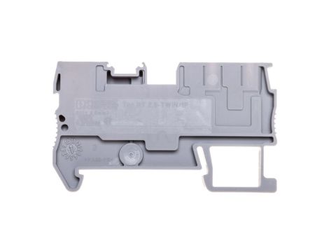 Złączka szynowa 4-przewodowa 4mm2 szara PT 2,5-TWIN/1P 3209633 /50szt./