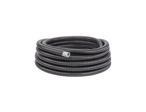 Rura karbowana peszel metalowy Anaconda Multitite 25/21mm 1250N UV w powłoce PVC IP67 czarna /10m/