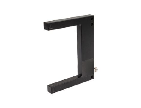 Czujnik laserowy widełkowy 100x10x80mm Sn 80mm 10-30V DC PNP/NPN NC/NO złącze M8 3-pinowe IP67 PG800570