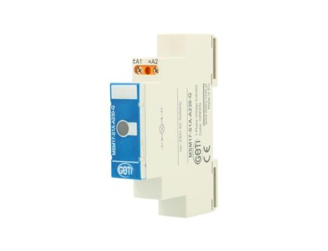 Lampka modułowa jednofazowa 1xLED zielony Un 230VAC MSM17-S1A-A230-G