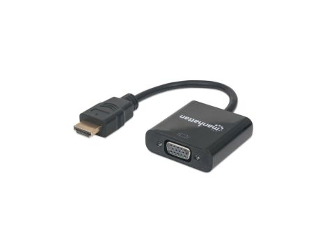 Konwerter Adapter HDMI na VGA 1080p z Zasilaniem USB 151467
