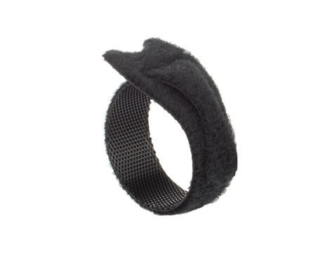 Opaski rzepowe 20x125 BTB Straps czarne /opakowanie 10szt./
