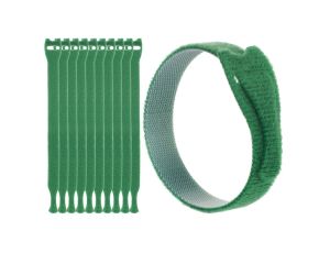 Opaski rzepowe 20x200 BTB Straps zielone /opakowanie 10szt./