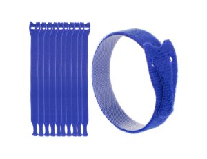 Opaski rzepowe 20x200 BTB Straps niebieskie /opakowanie 10szt./