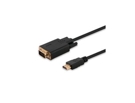 Adapter SAVIO CL-103 (HDMI M - D-Sub (VGA) M 1,8m kolor czarny)