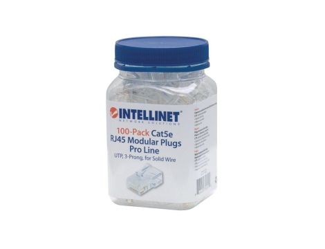 Wtyk RJ45 8P/8C UTP Cat5 Na Drut, Słoik 100Szt 790512