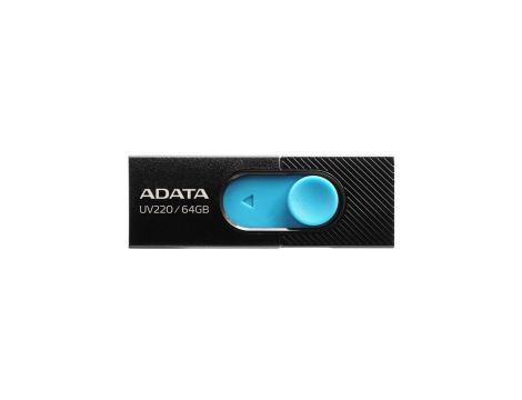 Pendrive ADATA UV220 AUV220-64G-RBKBL (64GB USB 2.0 kolor czarny)