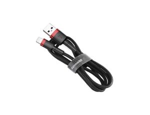 Kabel Baseus CALKLF-C19 (Lightning M - USB 2.0 M 2m kolor czarno-czerwony)