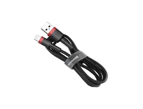 Kabel Baseus CALKLF-C19 (Lightning M - USB 2.0 M 2m kolor czarno-czerwony)