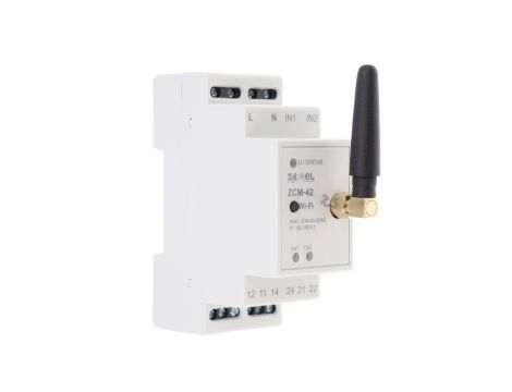 Programator czasowy WiFi 2xNO/NC 16A (inrush 111A/20ms) 230V AC ZCM-42 EXT10000265