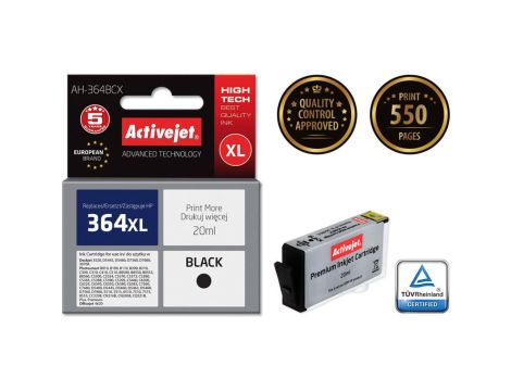 Tusz Activejet AH-364BCX (zamiennik HP 364XL CN684EE Premium 20 ml czarny)