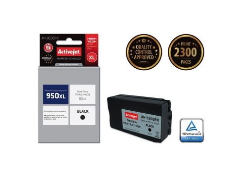 Tusz Activejet AH-950BRX (zamiennik HP 950XL CN045AE Premium 80 ml czarny)