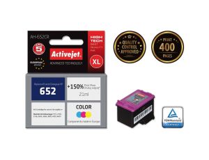 Tusz Activejet AH-652CR (zamiennik HP 652 F6V24AE Premium 21 ml kolor)