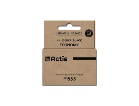Tusz ACTIS KH-655BKR (zamiennik HP 655 CZ109AE Standard 20 ml czarny)