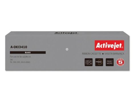 Taśma barwiąca Activejet A-OKI3410 (zamiennik OKI 9002308 Supreme czarny)