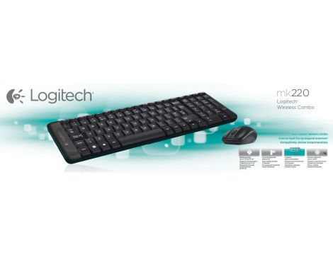 Zestaw klawiatura + mysz Logitech 920-003161 (kolor czarny)