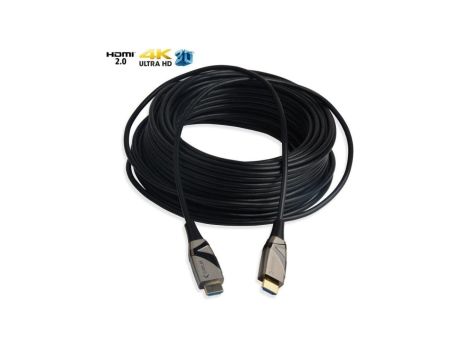 AKTYWNY OPTYCZNY KABEL HDMI-HDMI V2.0 M/M 3D4K ETHERNET 50M