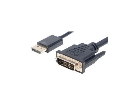 Kabel DisplayPort na DVI-D 24+1 1080p*60Hz 3m M/M Manhattan