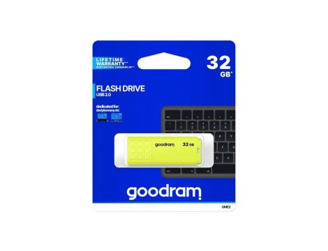 Pendrive GoodRam UME2 UME2-0320Y0R11 (32GB USB 2.0 kolor żółty)