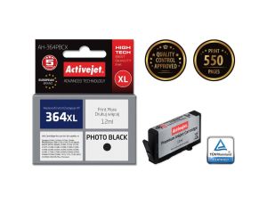 Tusz Activejet AH-364PBCX (zamiennik HP 364XL CB322EE Premium 12 ml czarny, foto)