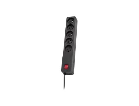 Listwa zasilająca Lestar ZX 510 G-A K.:CZ 3,0M (5 x UTE 10 A 3m kolor czarny)