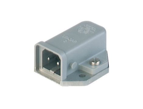 Prostokątne złacze zasilające panelowe (seria ST) męskie montaż panelowy 2+PE 230 V AC/DC 16 A AC/6 A DC STASAP 2 B