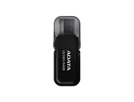 Pendrive ADATA UV240 AUV240-64G-RBK (64GB USB 2.0 kolor czarny)