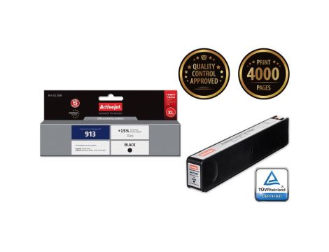 Tusz Activejet AH-913BR (zamiennik HP 913 L0R095AE Premium 70 ml czarny)