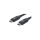 Kabel USB-C 3.2 Gen2 Typ-C M/M 1m 60W 3A 10Gbps Czarny