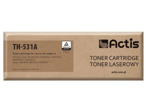 Toner ACTIS TH-531A (zamiennik HP 304A CC531A, Canon CRG-718C Standard 3000 stron niebieski)