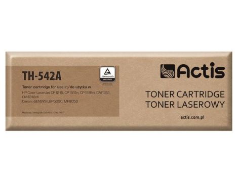 Toner ACTIS TH-542A (zamiennik HP 125A CB542A, Canon CRG-716Y Standard 1500 stron żółty)