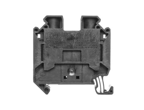 Złączka szynowa przepustowa 2-przewodowa 16mm2 czarna UT 16 BK 3044197 /50szt./