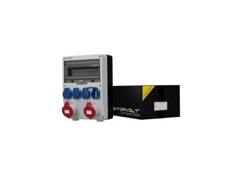 Rozdzielnica budowlana TD 2x32A 4x230V Schuko Doktorvolt 2176