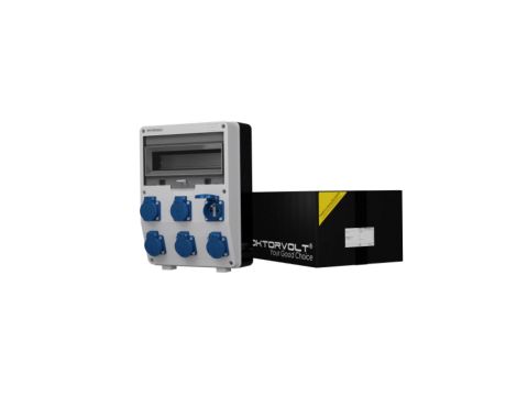 Rozdzielnica budowlana TD 6x230V gniazda Mennekes Doktorvolt 0571