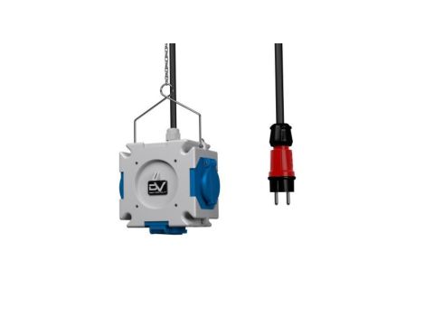 Rozdzielnica wisząca mDV 3x230V z kablem i wtyczką Doktorvolt 2657