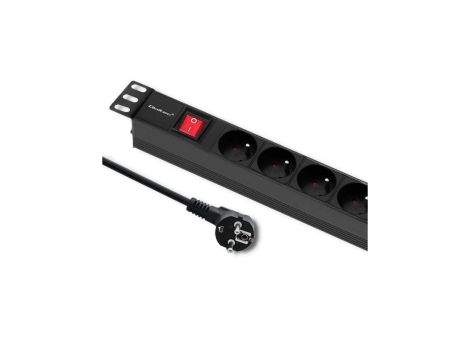 Qoltec Listwa zasilająca PDU do RACK 19 1U 16A 6xFRENCH 2m