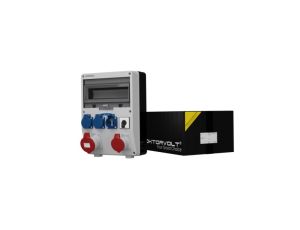 Rozdzielnica budowlana z łącznikiem TD 32A 16A 3x230 gniazda Mennekes Doktorvolt 2497